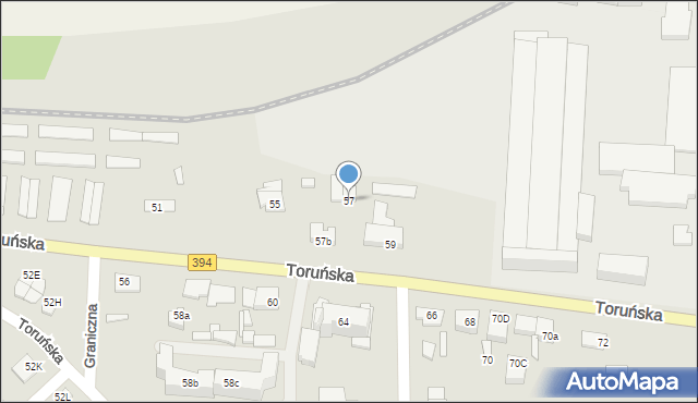 Solec Kujawski, Toruńska, 57, mapa Solec Kujawski