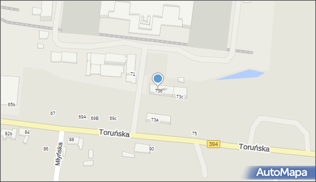 Solec Kujawski, Toruńska, 73b, mapa Solec Kujawski