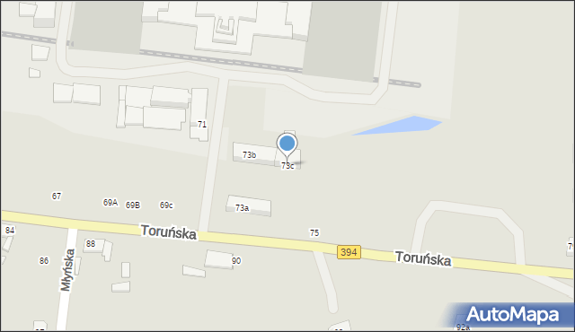 Solec Kujawski, Toruńska, 73c, mapa Solec Kujawski