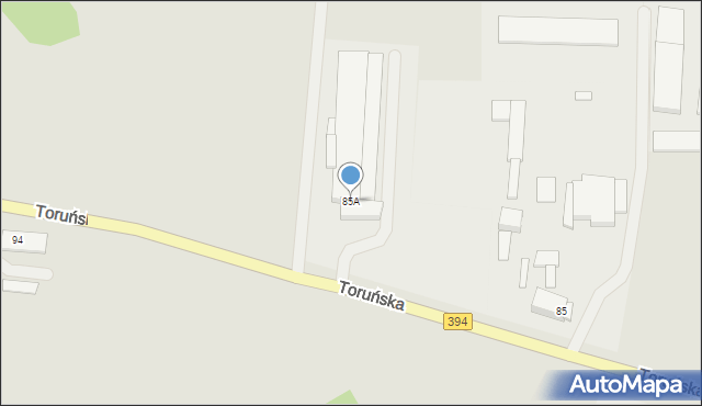 Solec Kujawski, Toruńska, 85A, mapa Solec Kujawski