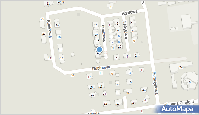 Strzelce Opolskie, Topazowa, 28, mapa Strzelce Opolskie