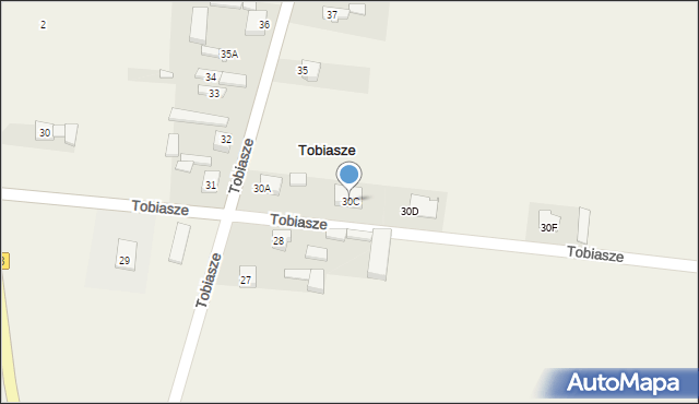 Tobiasze, Tobiasze, 30C, mapa Tobiasze