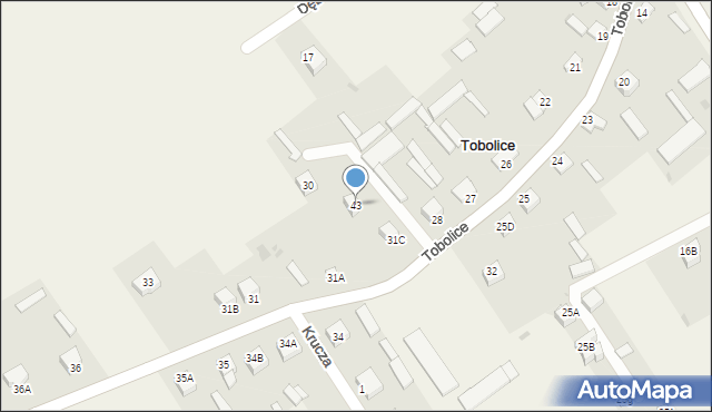 Tobolice, Tobolice, 43, mapa Tobolice