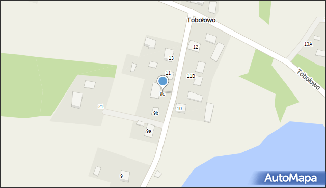 Tobołowo, Tobołowo, 9c, mapa Tobołowo