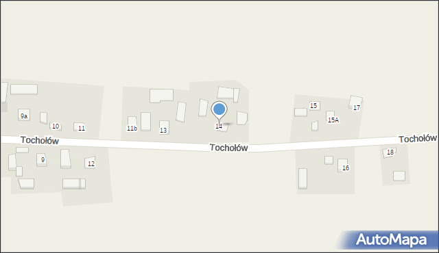 Tochołów, Tochołów, 14, mapa Tochołów