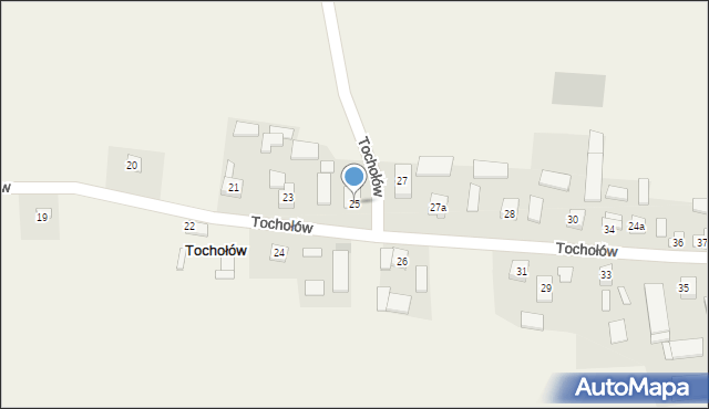 Tochołów, Tochołów, 25, mapa Tochołów