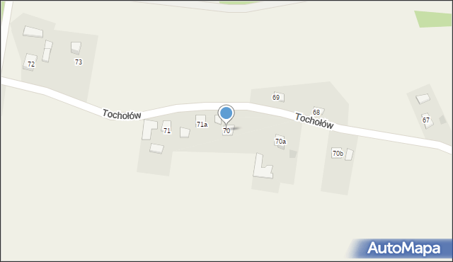 Tochołów, Tochołów, 70, mapa Tochołów
