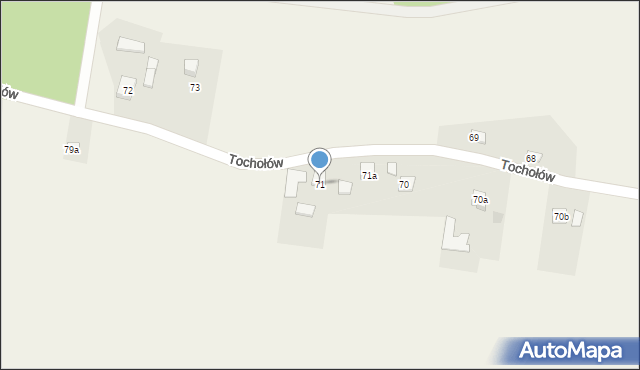 Tochołów, Tochołów, 71, mapa Tochołów
