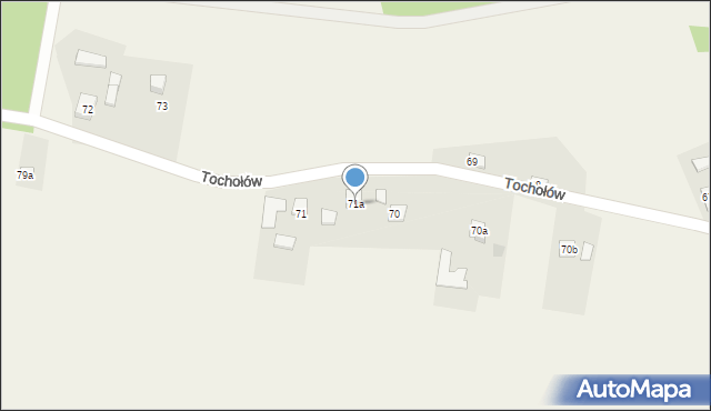 Tochołów, Tochołów, 71a, mapa Tochołów