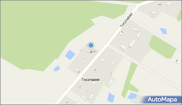 Tocznabiel, Tocznabiel, 9a, mapa Tocznabiel