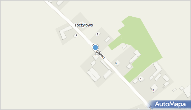 Toczyłowo, Toczyłowo, 7, mapa Toczyłowo