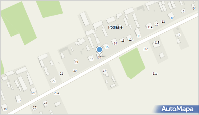 Toczyska, Toczyska, 16, mapa Toczyska