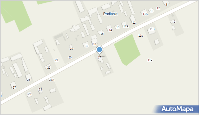 Toczyska, Toczyska, 17, mapa Toczyska