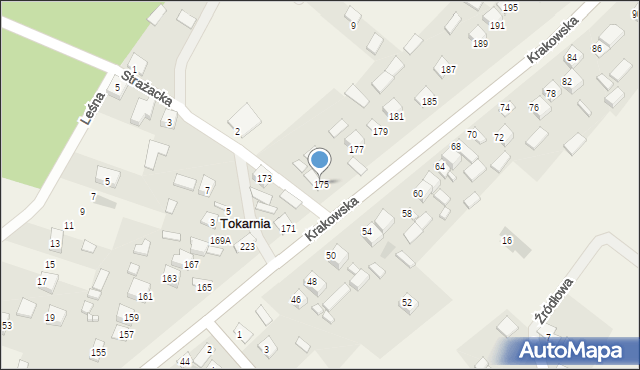 Tokarnia, Tokarnia, 236, mapa Tokarnia