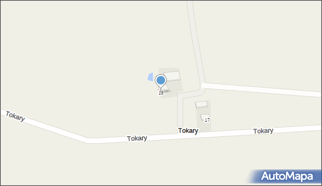 Tokary, Tokary, 18, mapa Tokary