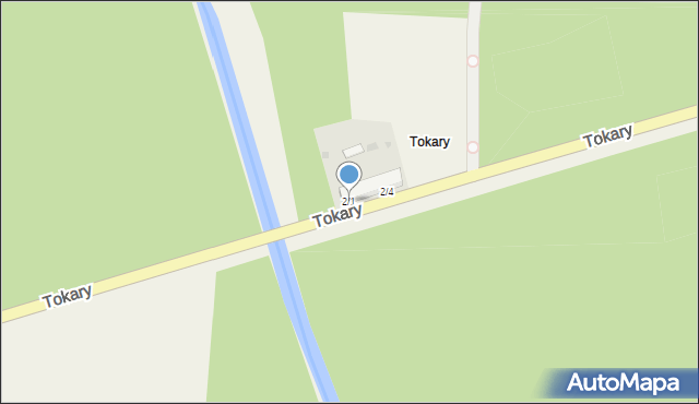 Tokary, Tokary, 2/1, mapa Tokary