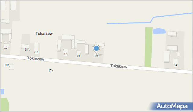 Tokarzew, Tokarzew, 15, mapa Tokarzew