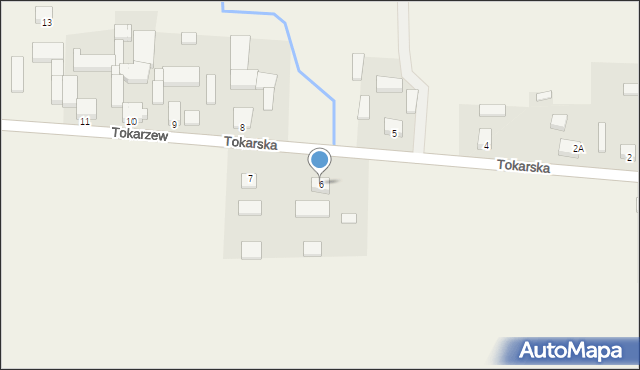 Tokarzew, Tokarzew, 6, mapa Tokarzew