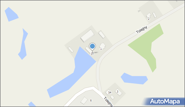 Tolejny, Tolejny, 10, mapa Tolejny