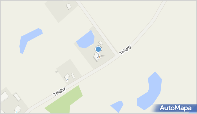 Tolejny, Tolejny, 23, mapa Tolejny