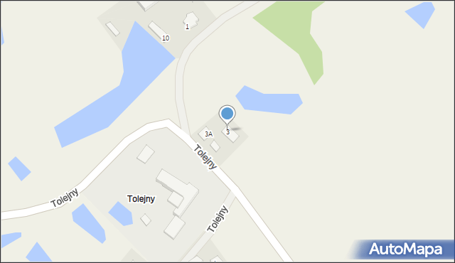 Tolejny, Tolejny, 3, mapa Tolejny