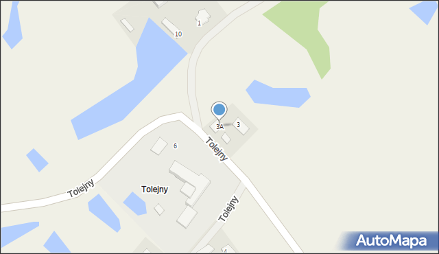 Tolejny, Tolejny, 3A, mapa Tolejny