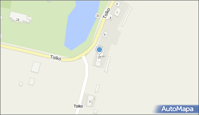 Tolko, Tolko, 10, mapa Tolko