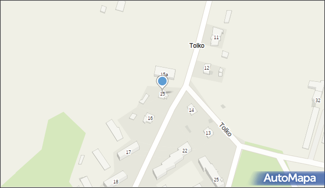 Tolko, Tolko, 15, mapa Tolko