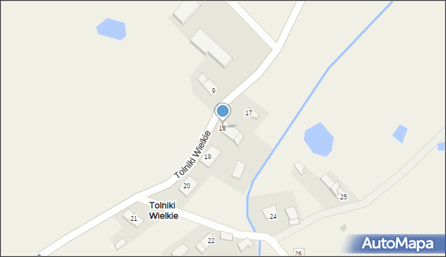 Tolniki Wielkie, Tolniki Wielkie, 18, mapa Tolniki Wielkie