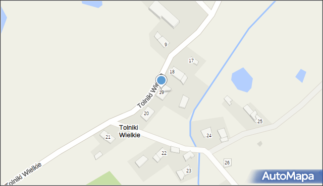 Tolniki Wielkie, Tolniki Wielkie, 19, mapa Tolniki Wielkie