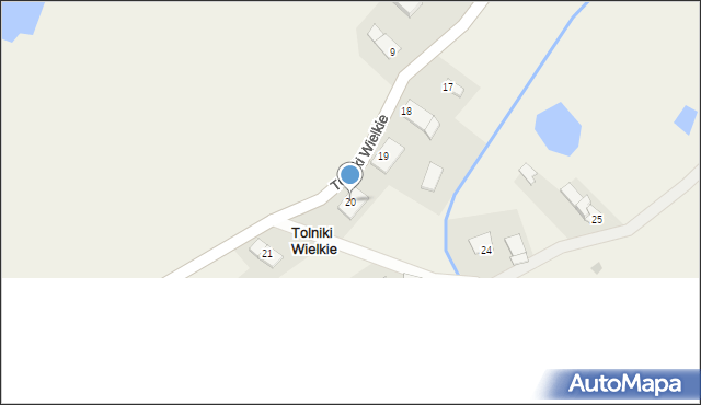 Tolniki Wielkie, Tolniki Wielkie, 20, mapa Tolniki Wielkie