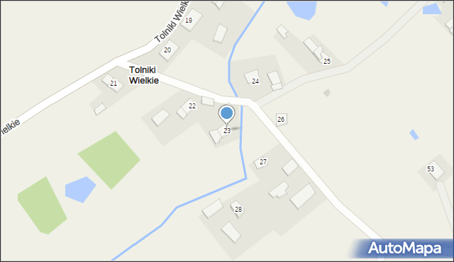 Tolniki Wielkie, Tolniki Wielkie, 23, mapa Tolniki Wielkie