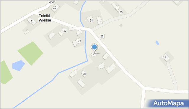 Tolniki Wielkie, Tolniki Wielkie, 27, mapa Tolniki Wielkie