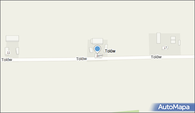 Tolów, Tolów, 10, mapa Tolów