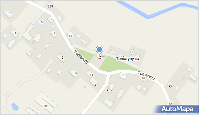 Tomaryny, Tomaryny, 15, mapa Tomaryny