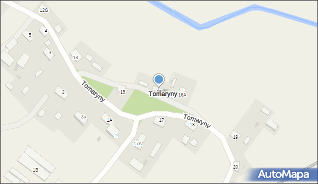 Tomaryny, Tomaryny, 16, mapa Tomaryny