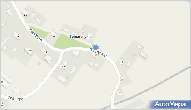 Tomaryny, Tomaryny, 18, mapa Tomaryny