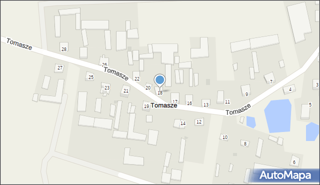 Tomasze, Tomasze, 18, mapa Tomasze