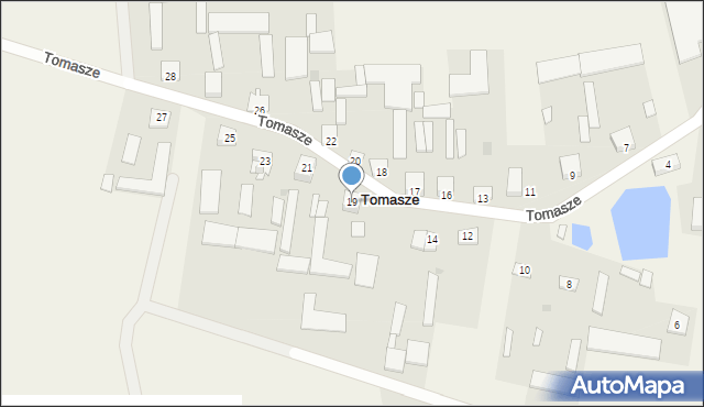 Tomasze, Tomasze, 19, mapa Tomasze