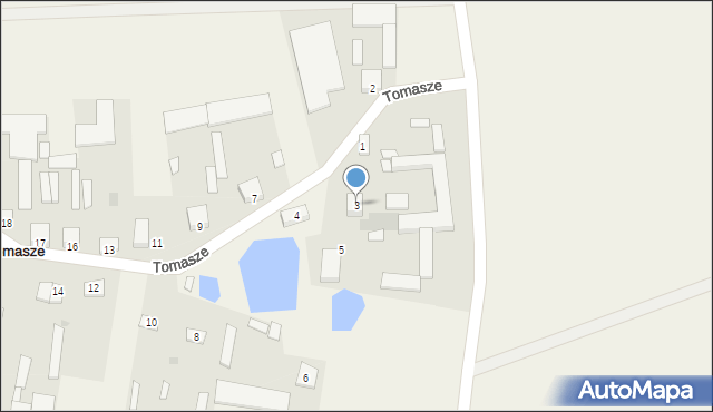 Tomasze, Tomasze, 3, mapa Tomasze