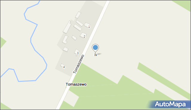 Tomaszewo, Tomaszewo, 3a, mapa Tomaszewo