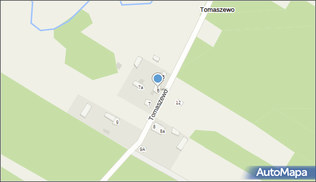 Tomaszewo, Tomaszewo, 6, mapa Tomaszewo