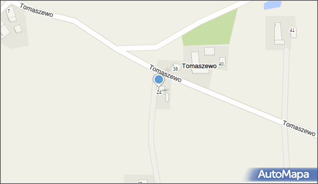 Tomaszewo, Tomaszewo, 24, mapa Tomaszewo