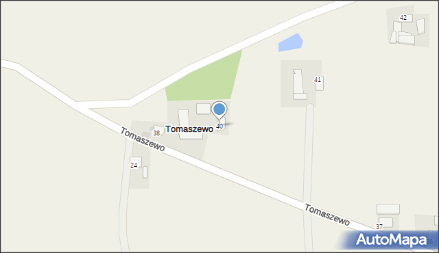 Tomaszewo, Tomaszewo, 40, mapa Tomaszewo