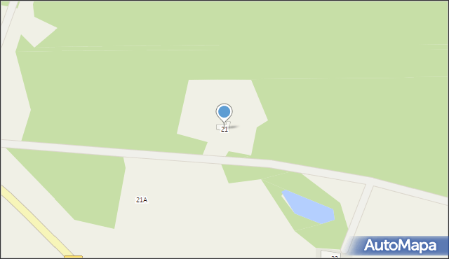 Tomaszewo, Tomaszewo, 21, mapa Tomaszewo