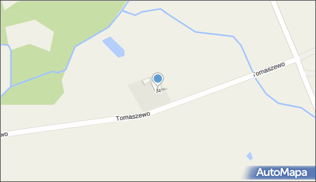 Tomaszewo, Tomaszewo, 3A, mapa Tomaszewo