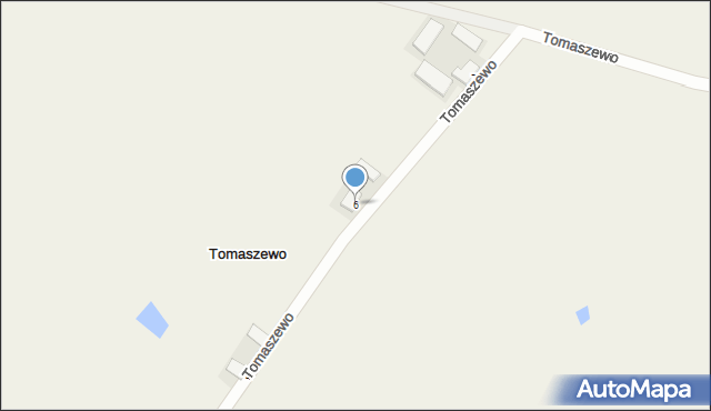 Tomaszewo, Tomaszewo, 6, mapa Tomaszewo