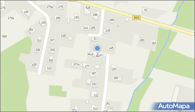 Tomaszkowice, Tomaszkowice, 341, mapa Tomaszkowice