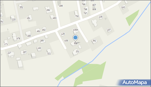 Tomaszkowice, Tomaszkowice, 508, mapa Tomaszkowice