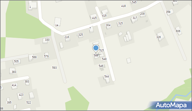 Tomaszkowice, Tomaszkowice, 548, mapa Tomaszkowice